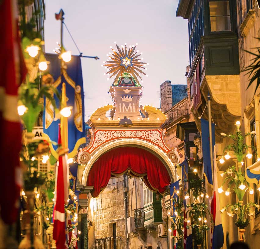 Traditional Maltese Festa - Local cultural celebration in Malta